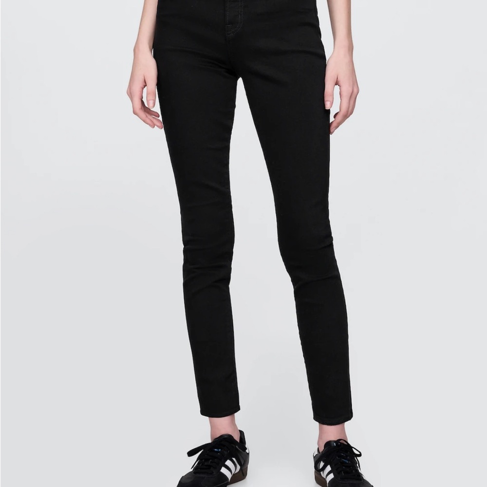 GAP Women's Black High Rise True Skinny Jeans - worn once